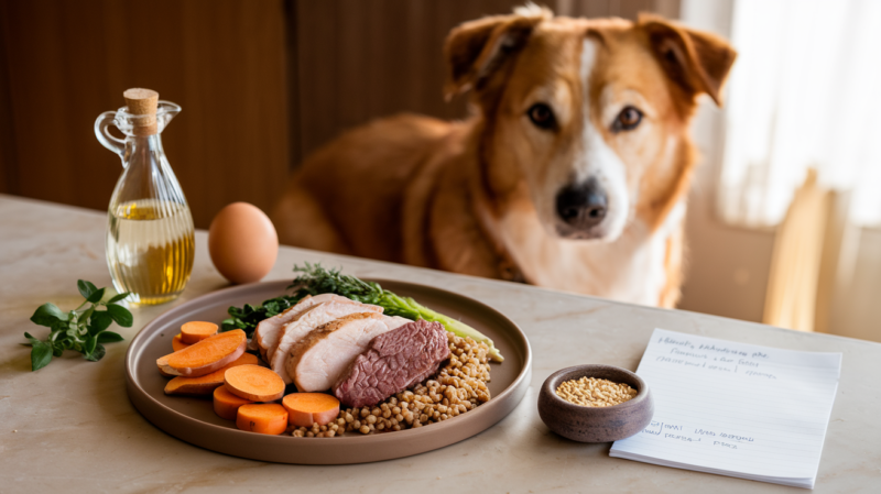 DIY-Hundefutter: So baust du einen ausgewogenen Speiseplan auf
